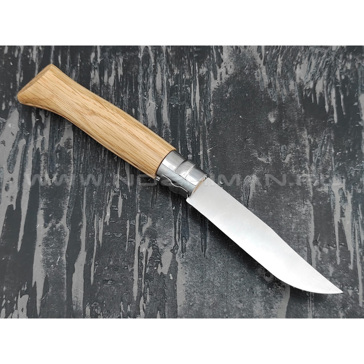 Нож Opinel №8 Inox 002021 сталь Sandvik 12C27, рукоять дуб