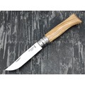 Нож Opinel №8 Inox 002020 сталь Sandvik 12C27, рукоять олива Нож Opinel №8 Inox 002020 сталь Sandvik 12C27, рукоять олива