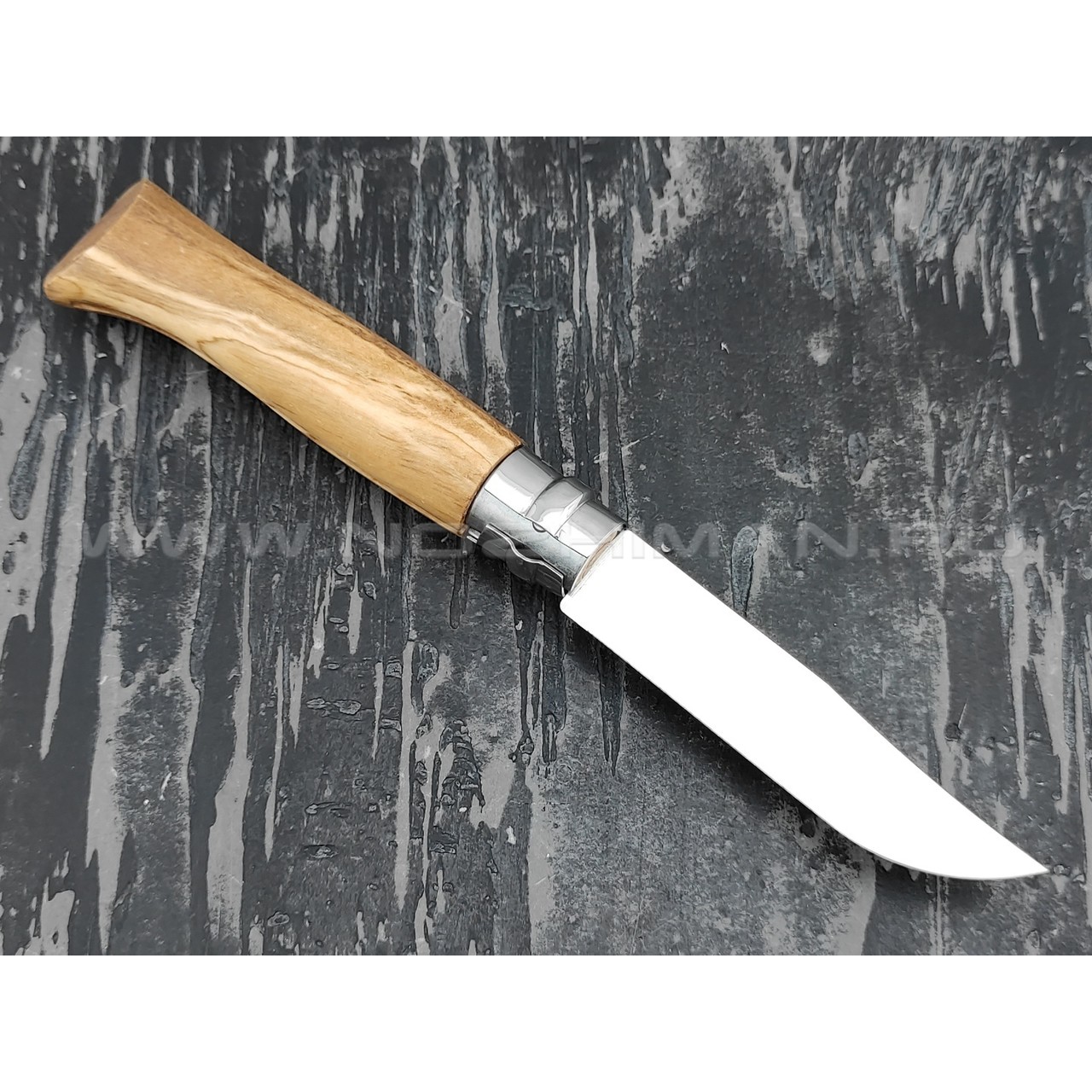 Нож Opinel №8 Inox 002020 сталь Sandvik 12C27, рукоять олива