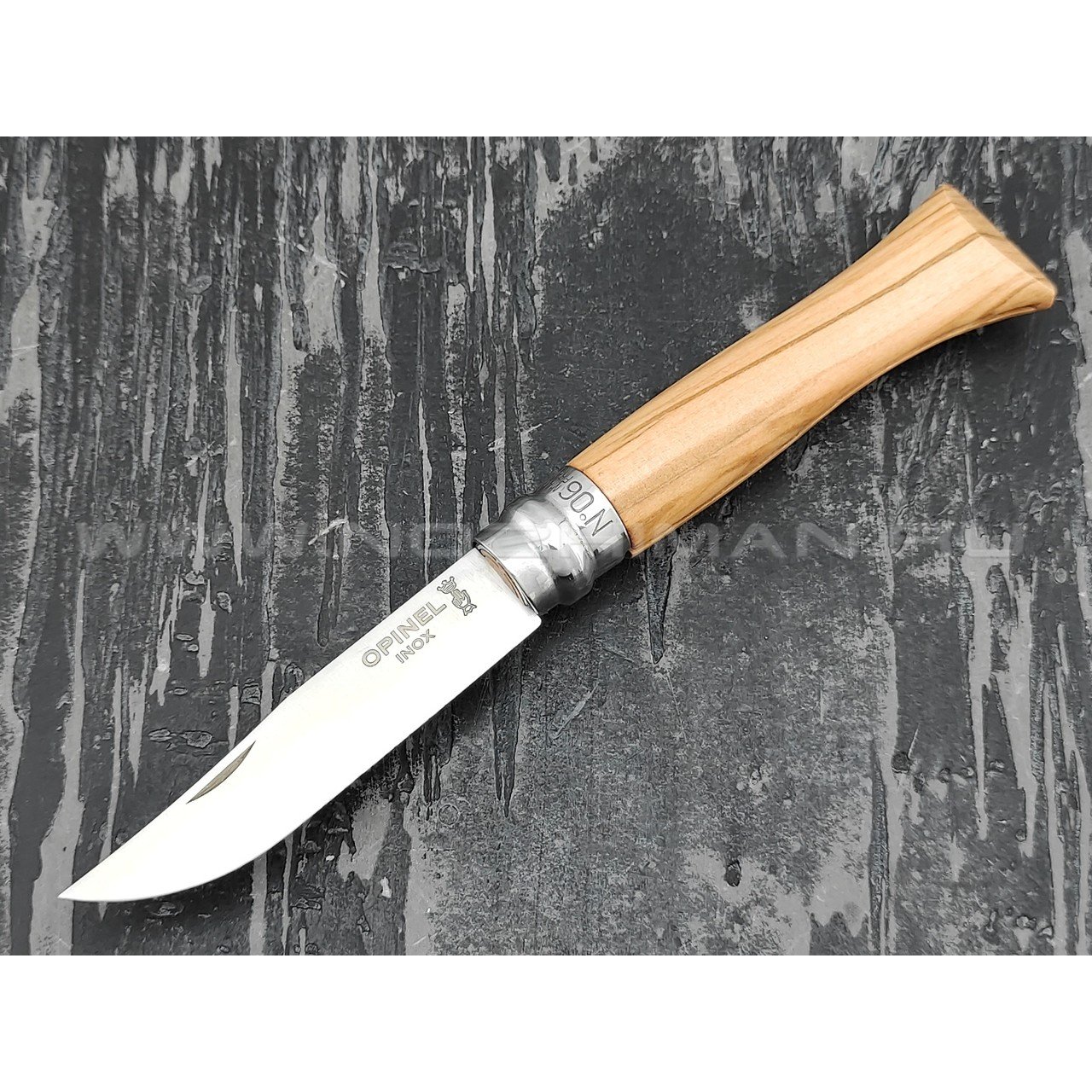 Нож Opinel №6 Inox 002023 сталь Sandvik 12C27, рукоять олива