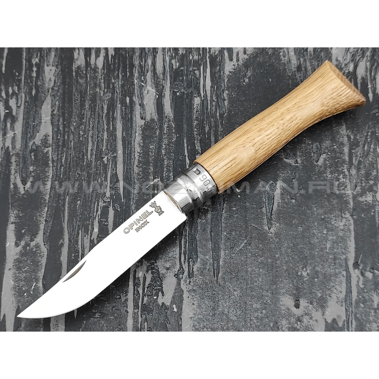 Нож Opinel №6 Inox 002024 сталь Sandvik 12C27, рукоять дуб