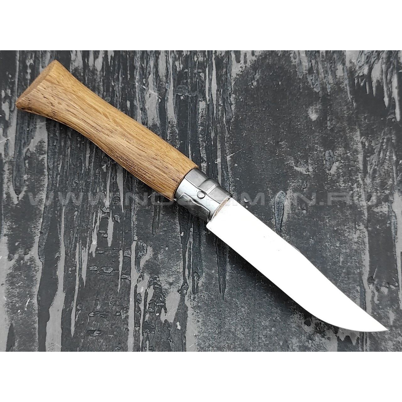 Нож Opinel №6 Inox 002024 сталь Sandvik 12C27, рукоять дуб