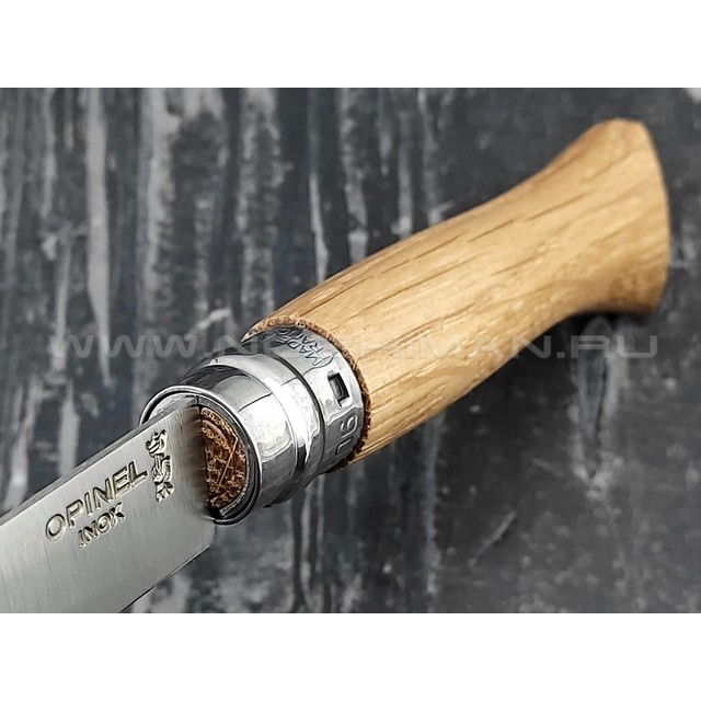 Нож Opinel №6 Inox 002024 сталь Sandvik 12C27, рукоять дуб