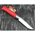 Нож Opinel Bushwhacker №8 001705 Red сталь Sandvik 12C27, рукоять бук Нож Opinel Bushwhacker №8 001705 Red сталь Sandvik 12C27, рукоять бук