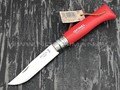 Нож Opinel Bushwhacker №8 001705 Red сталь Sandvik 12C27, рукоять бук