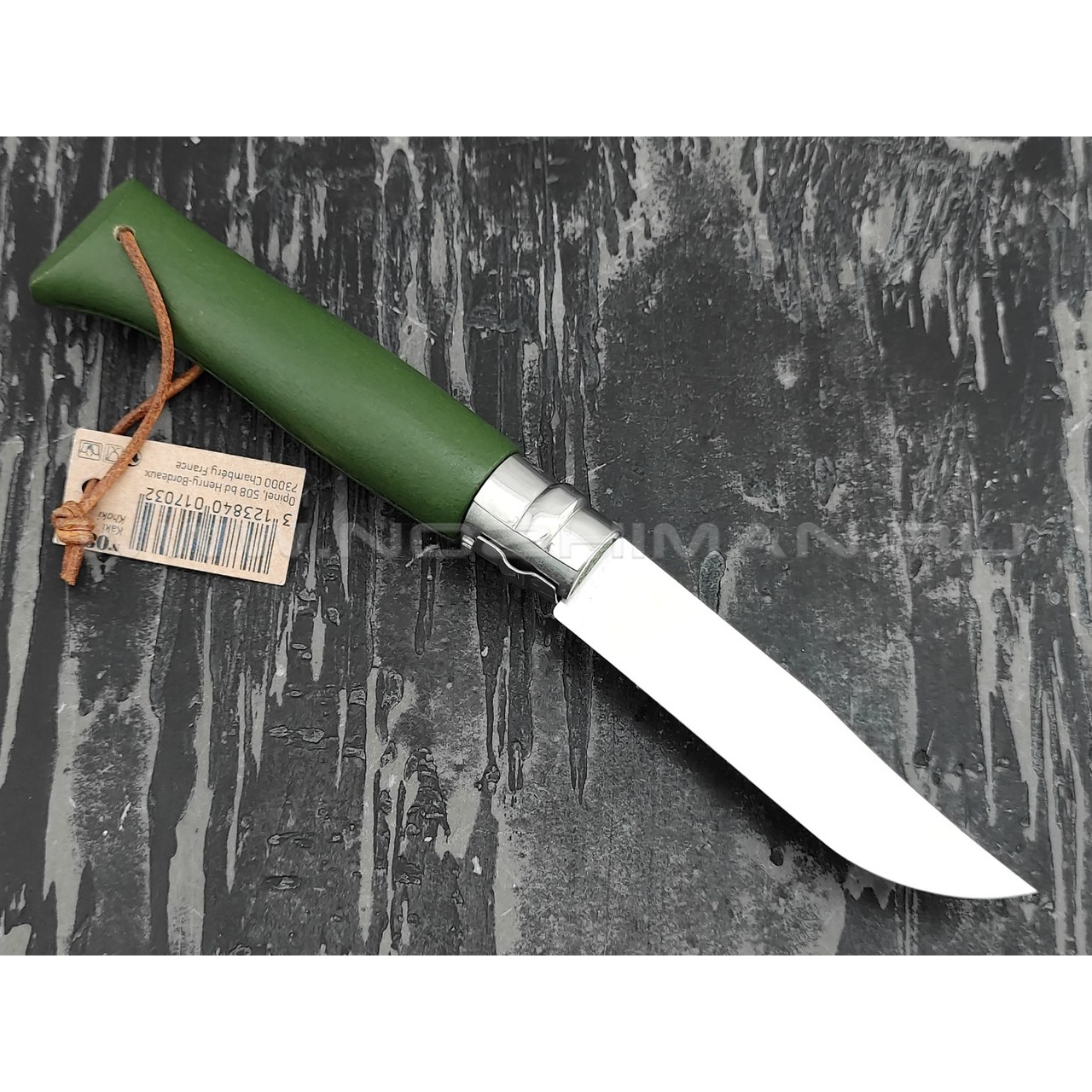 Нож Opinel Bushwhacker №8 001703 Khaki сталь Sandvik 12C27, рукоять бук