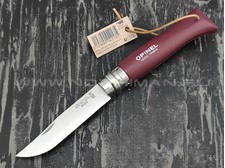 Нож Opinel Bushwhacker №8 002213 Garnet сталь Sandvik 12C27, рукоять бук