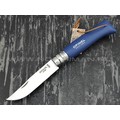 Нож Opinel Bushwhacker №8 002212 Dark Blue сталь Sandvik 12C27, рукоять бук Нож Opinel Bushwhacker №8 002212 Dark Blue сталь Sandvik 12C27, рукоять бук