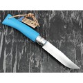 Нож Opinel Bushwhacker №7 002206 Cyan сталь Sandvik 12C27, рукоять бук