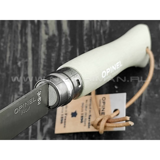 Нож Opinel Bushwhacker №6 002202 Cloud сталь Sandvik 12C27, рукоять бук