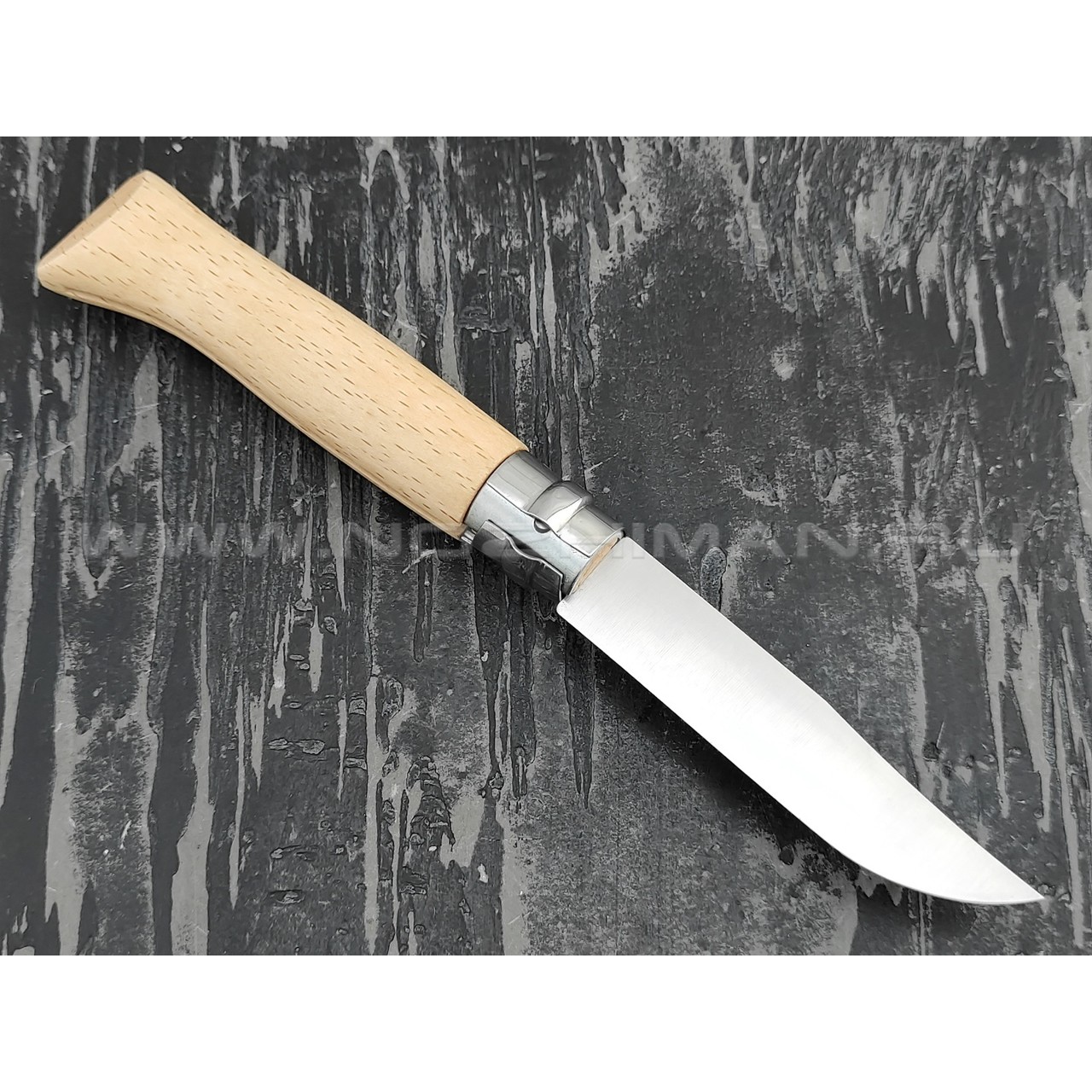 Нож Opinel Engraved №8 002186 Hiking сталь Sandvik 12C27, рукоять бук