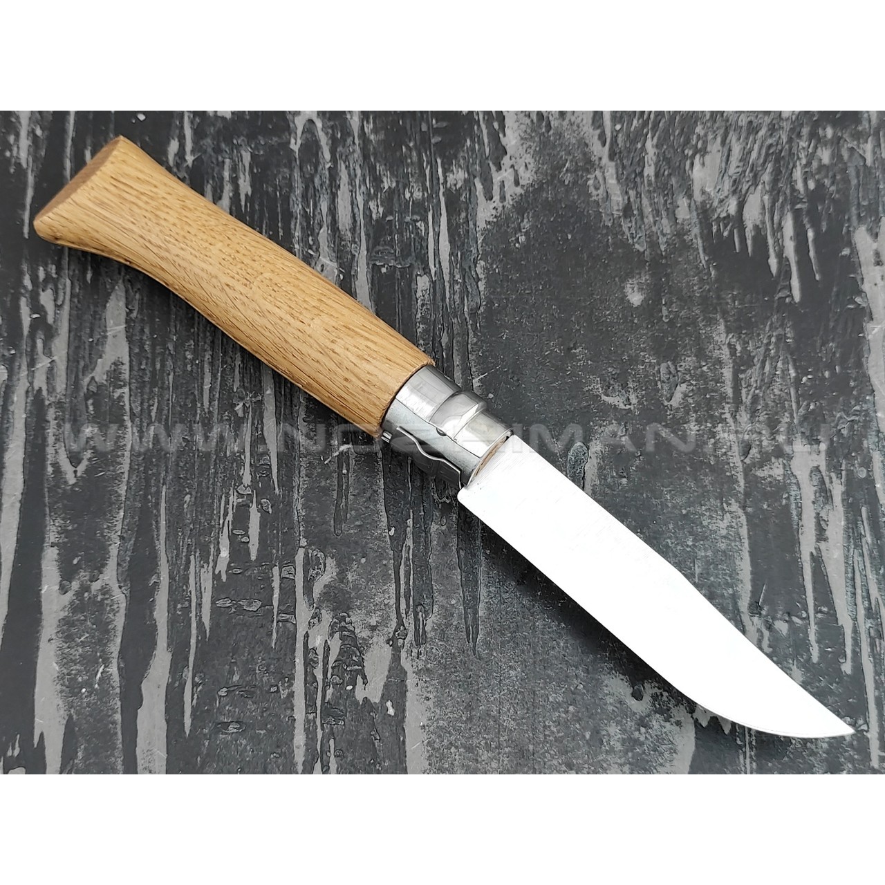 Нож Opinel Engraved №8 002333 Animalia Hare 2019 сталь Sandvik 12C27, рукоять дуб