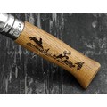 Нож Opinel Engraved №8 002333 Animalia Hare 2019 сталь Sandvik 12C27, рукоять дуб Нож Opinel Engraved №8 002333 Animalia Hare 2019 сталь Sandvik 12C27, рукоять дуб