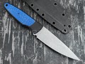 Apus Knives Скин-Ду сталь M390, рукоять G10 black & blue