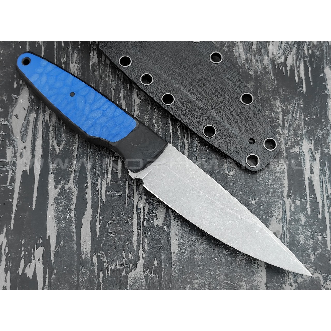 Апус Скин-Ду сталь M390, рукоять G10 black & blue