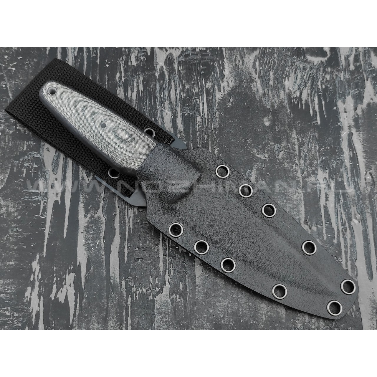Апус Скин-Ду сталь K110, рукоять G10 и микарта