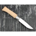 Нож Opinel №4 Inox 121040 сталь Sandvik 12C27, рукоять бук