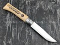 Нож Opinel №10 Inox 001410 Corkscrew сталь Sandvik 12C27, рукоять бук
