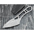 1-й Цех нож "Косяк" сталь K110, рукоять сталь, травление крупный узор 1-й Цех нож "Косяк" сталь K110, рукоять сталь, травление крупный узор