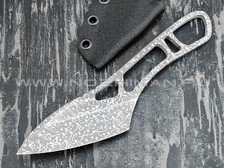 1-й Цех нож "Косяк" сталь K110, рукоять сталь, травление крупный узор