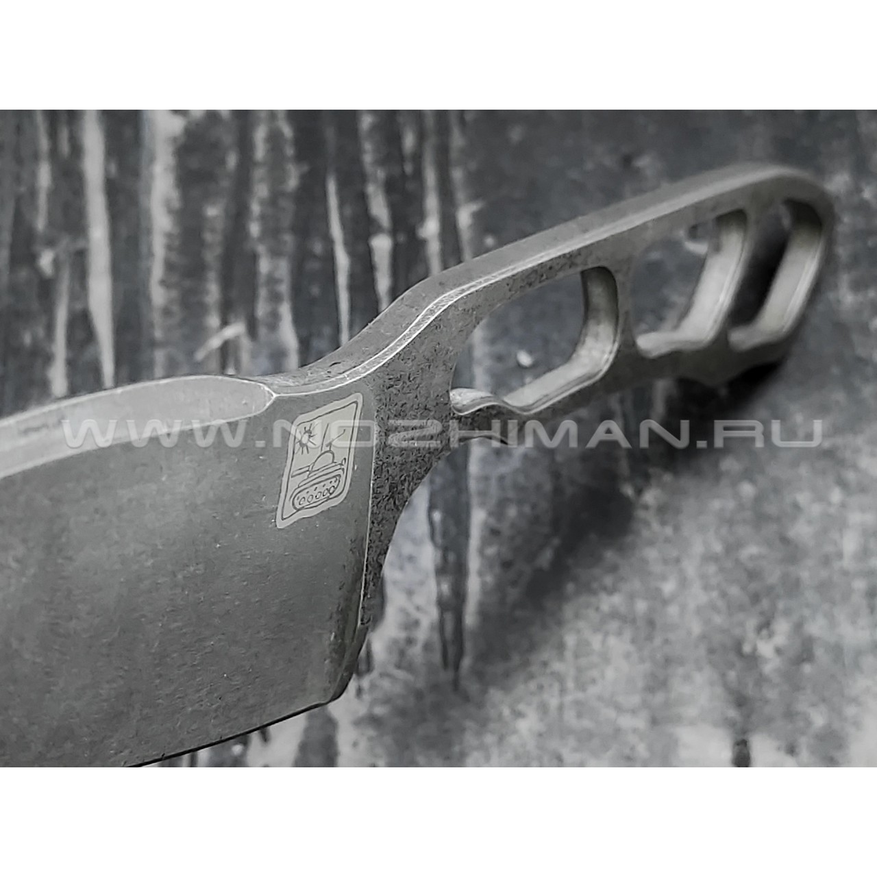 1-й Цех нож "Мангалоид" сталь K110, рукоять сталь