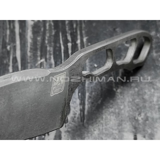 1-й Цех нож "Мангалоид" сталь K110, рукоять сталь