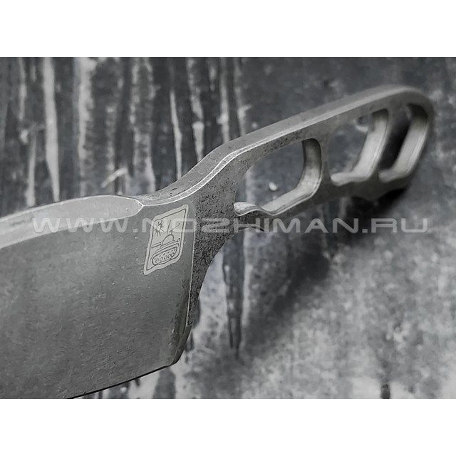 1-й Цех нож "Мангалоид" сталь K110, рукоять сталь