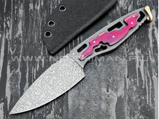 1-й Цех нож "Пис Брат XL" сталь 440С, рукоять сталь и авторская микарта