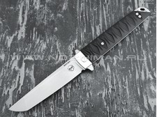 Нож Brutalica Badyuk Tanto, сталь D2 stonewash, рукоять G10 black