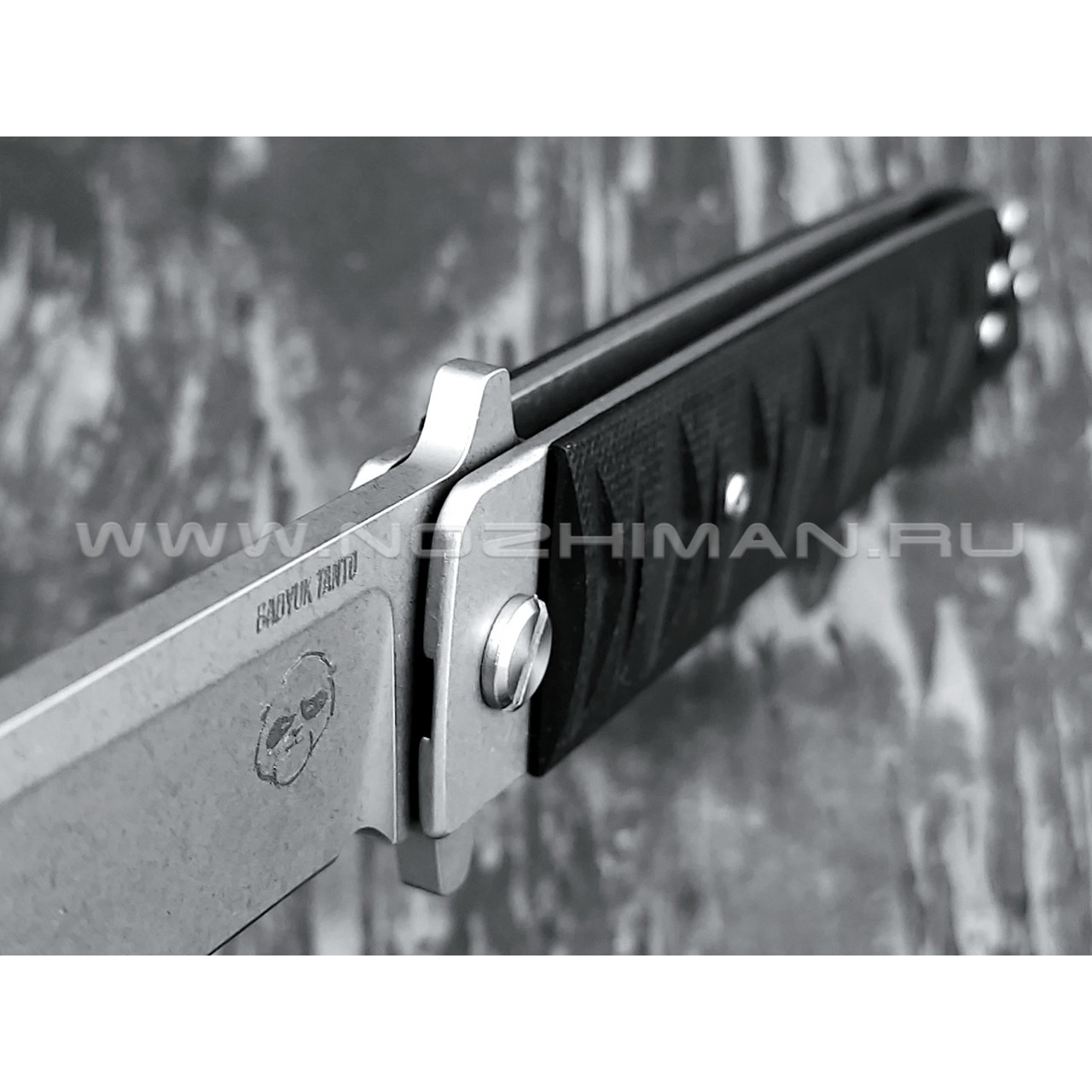 Нож Brutalica Badyuk Tanto, сталь D2 стоунвош, рукоять G10 black