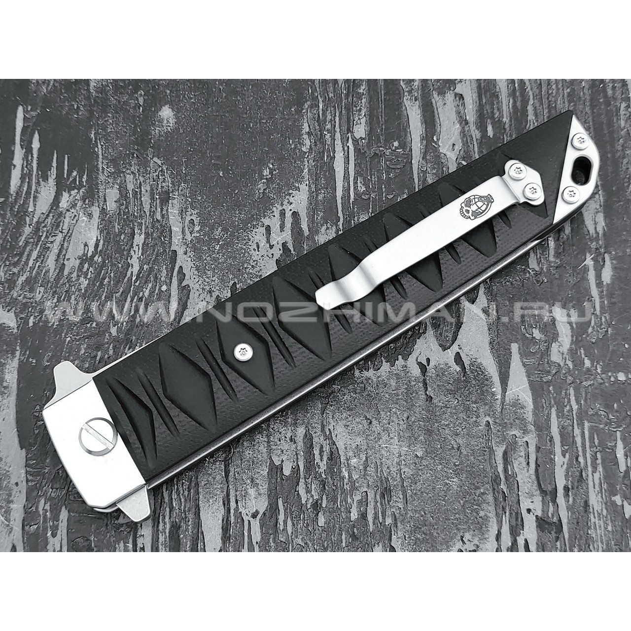 Нож Brutalica Badyuk Tanto, сталь D2 стоунвош, рукоять G10 black