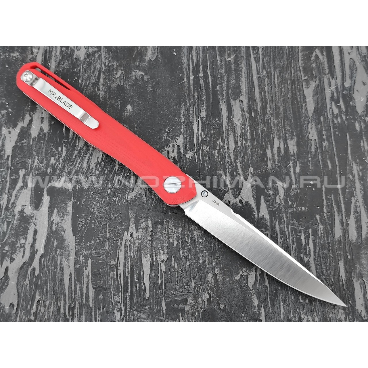 Mr.Blade нож Astris сталь D2 satin, рукоять G10 red