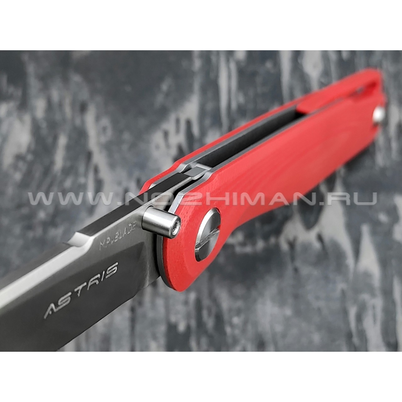 Mr.Blade нож Astris сталь D2 satin, рукоять G10 red