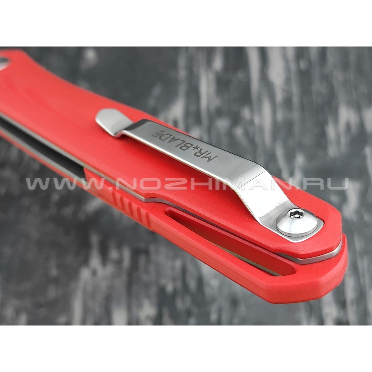 Mr.Blade нож Astris сталь D2 satin, рукоять G10 red