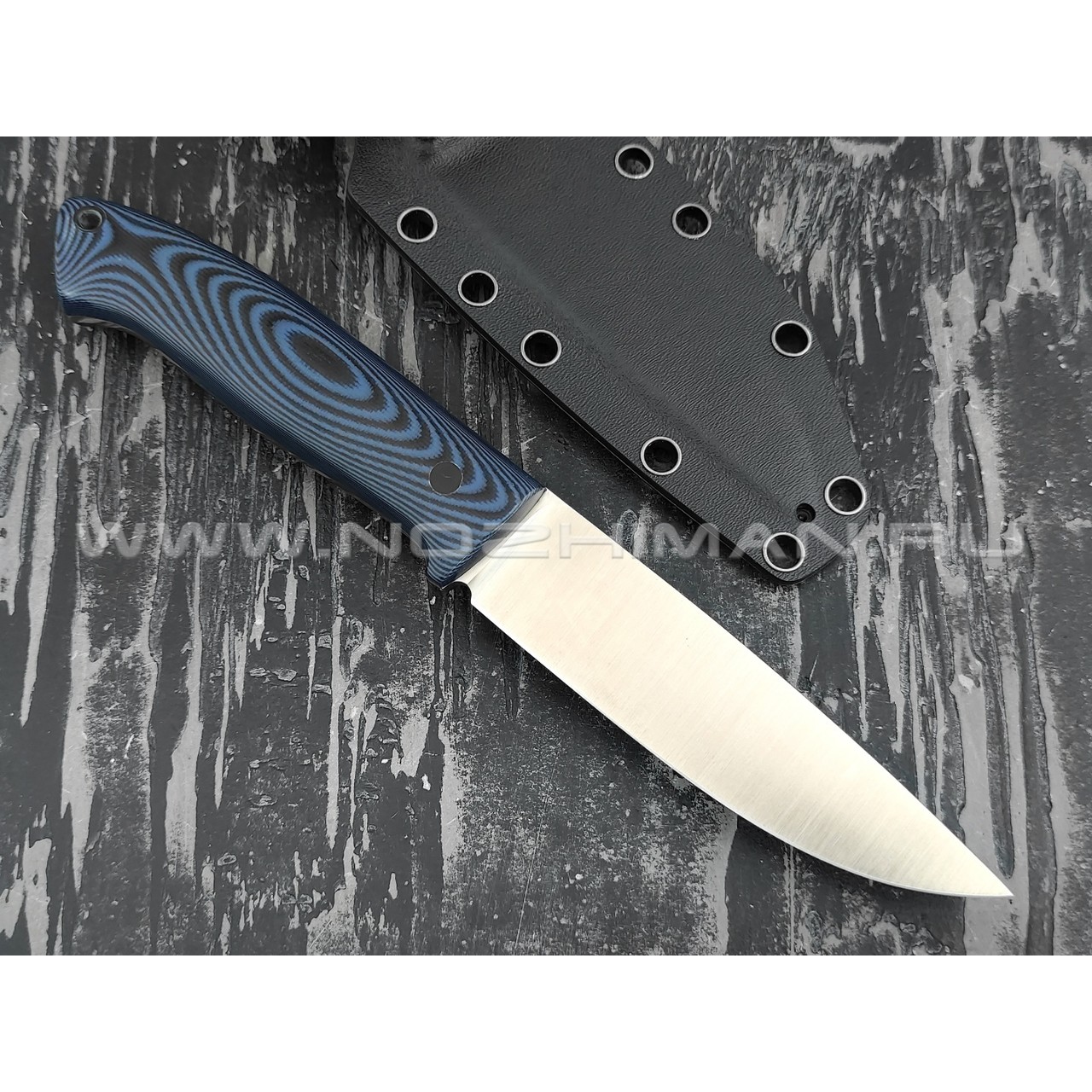 Апус нож Guard Dog сталь N690, рукоять G10 black/blue