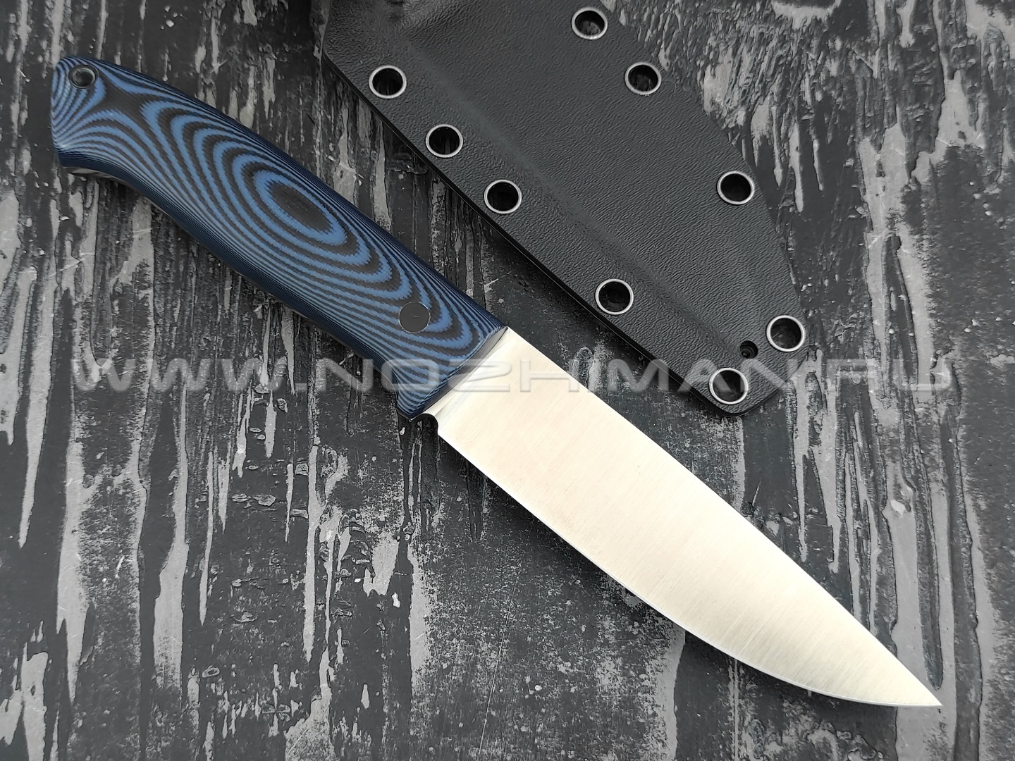 Apus Knives нож Guard Dog сталь N690, рукоять G10 black/blue