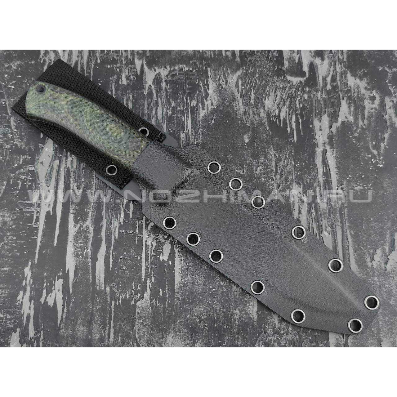 Апус нож Destruktor Large сталь M390, рукоять микарта