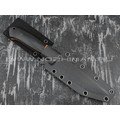 Апус нож Maverick сталь K110, рукоять G10 black/orange
