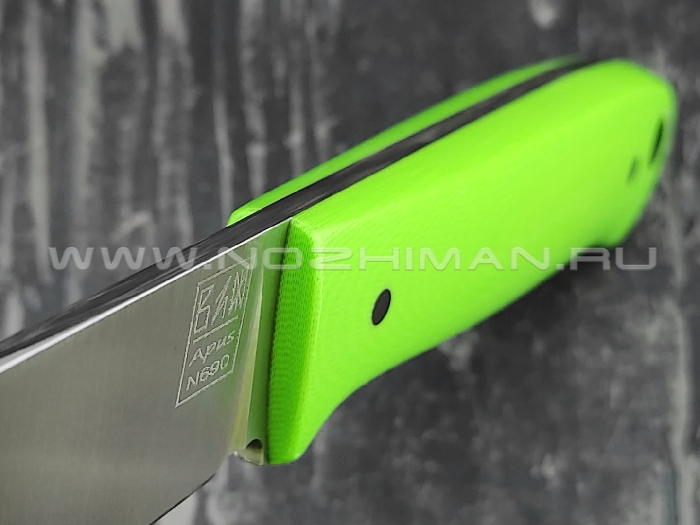 Zh Knives нож Baby R сталь N690, рукоять G10 light green