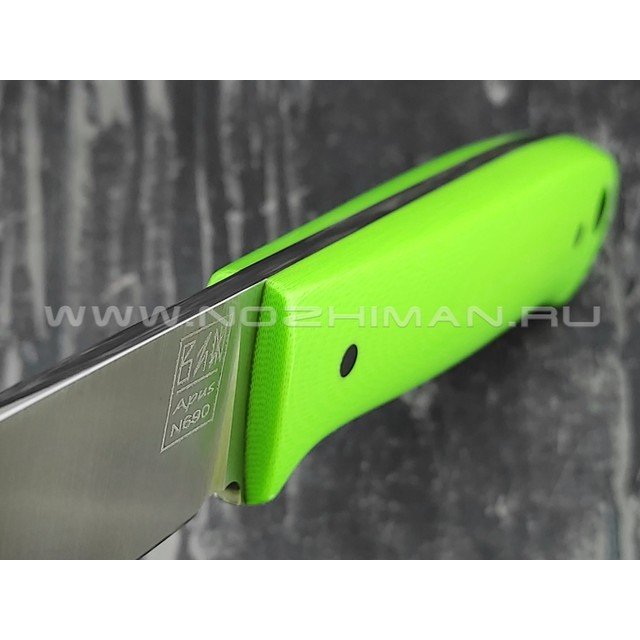 Zh Knives нож Baby R сталь N690, рукоять G10 light green