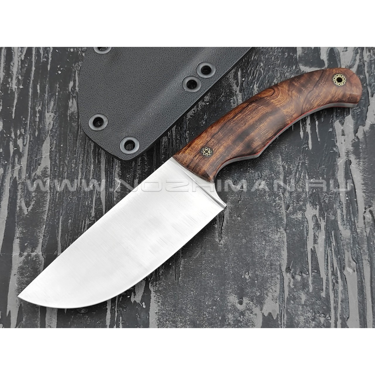 Волчий Век нож "Шихан" сталь CPM S125V WA, рукоять Ironwood, мозаичные пины