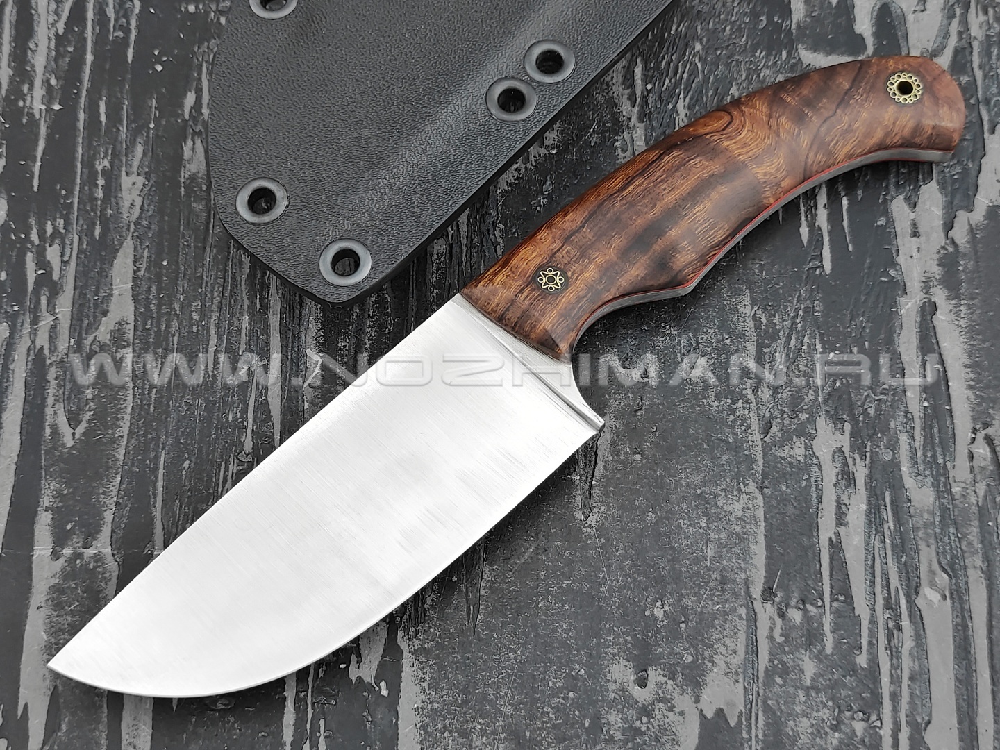 Волчий Век нож "Шихан" сталь CPM S125V WA, рукоять Ironwood, мозаичные пины