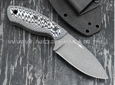 Волчий Век нож "Прототип" сталь PGK WA, рукоять G10, карбон