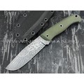 Волчий Век нож "Ямской" сталь PGK WA, рукоять G10 olive
