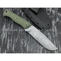 Волчий Век нож "Ямской" сталь PGK WA, рукоять G10 olive