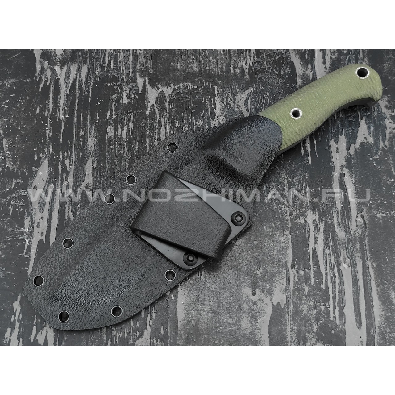 Волчий Век нож "Ямской" сталь PGK WA, рукоять G10 olive
