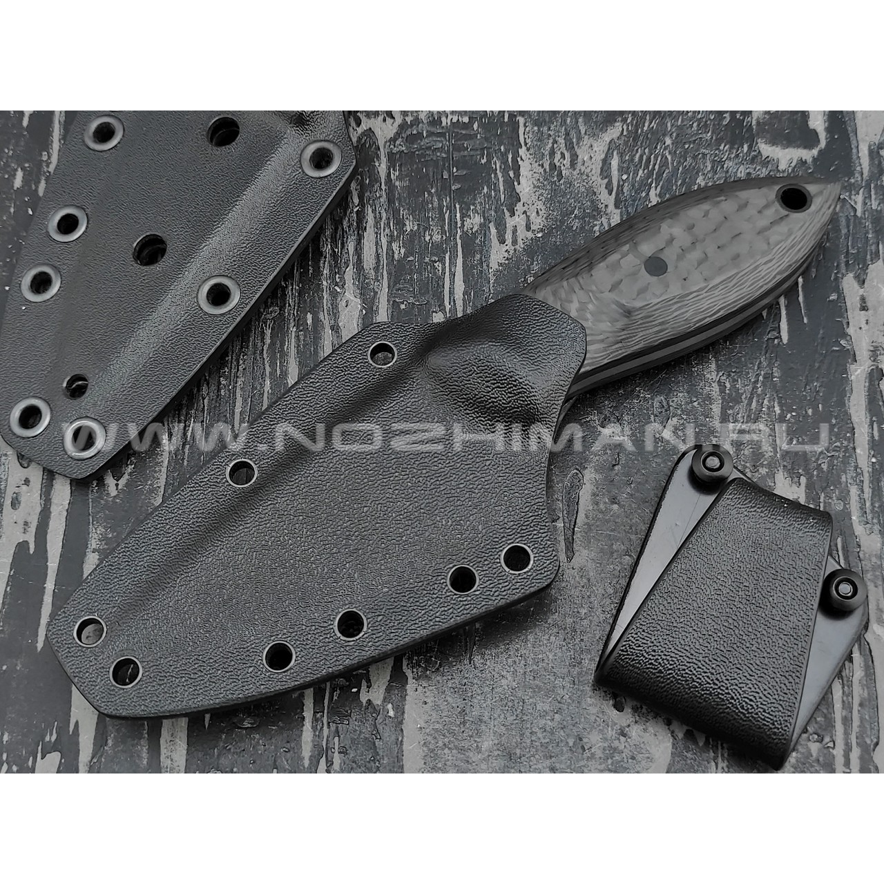Волчий Век нож "Масичька" сталь CPM S125V WA, рукоять Carbon fiber
