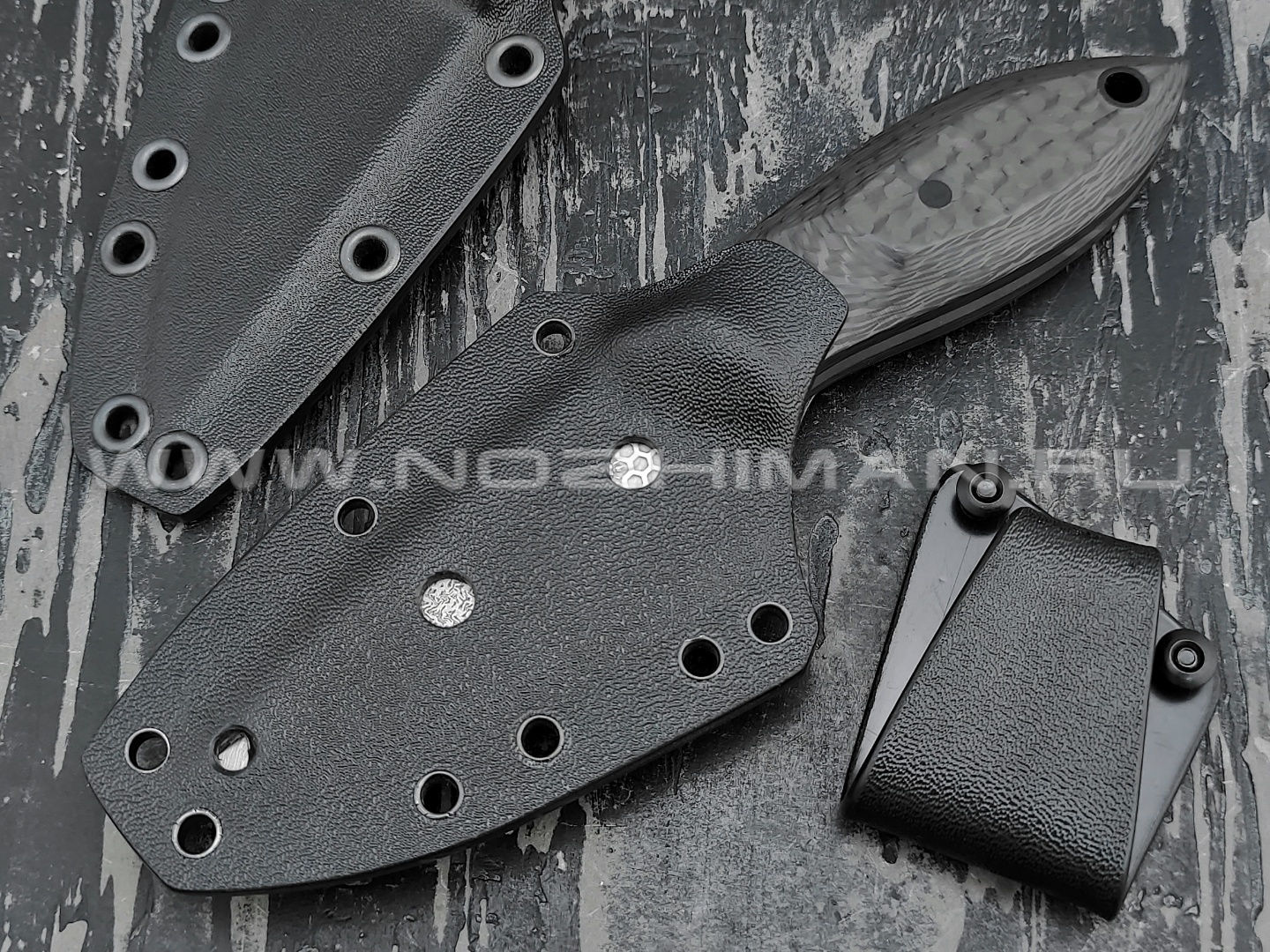 Волчий Век нож "Масичька" сталь CPM S125V WA, рукоять Carbon fiber