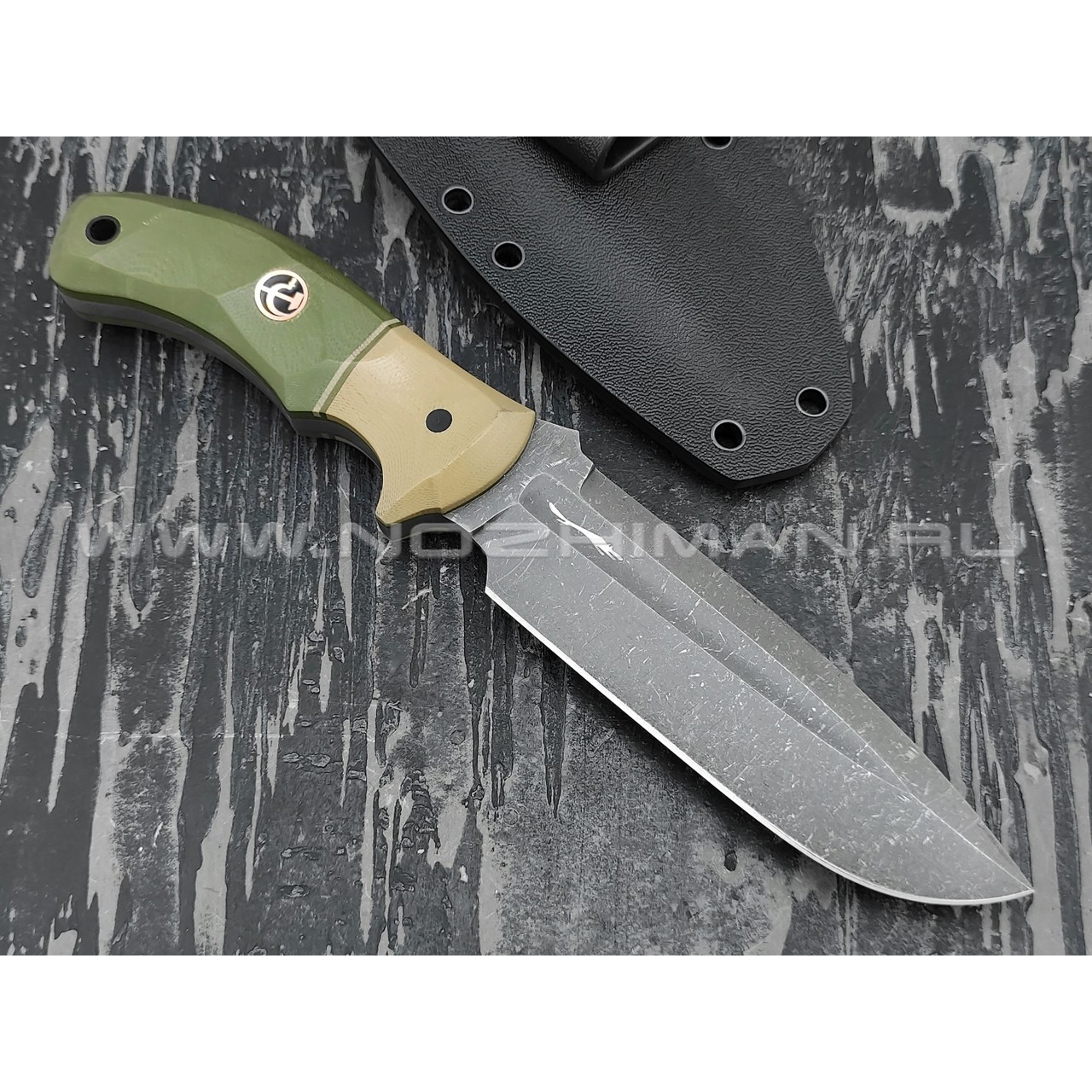 Волчий Век нож "Команданте" сталь PGK WA, рукоять G10 olive & tan