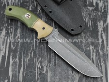 Волчий Век нож "Команданте" сталь PGK WA, рукоять G10 olive & tan